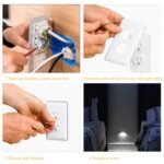 US Wall Outlet Cover Wall Plate with 3-LED Dusk To Down Sensor Night Lights - Image 15
