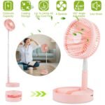 USB Rechargeable Portable Folding Desk Table Fan - Image 13