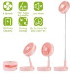 USB Rechargeable Portable Folding Desk Table Fan - Image 11