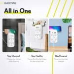 Wall Plate Power USB Outlet 6 Outlet & 4 USB Port - Image 4