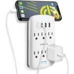 Wall Plate Power USB Outlet 6 Outlet & 4 USB Port