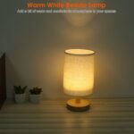 Warm White Nightstand Lamp USB Plug Modern Lantern - Image 9