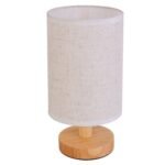 Warm White Nightstand Lamp USB Plug Modern Lantern - Image 3