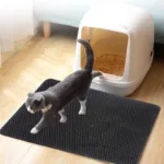 Waterproof EVA Double Layer Cat Litter Trapping Pet Litter Box Mat Clean Pad - Image 9