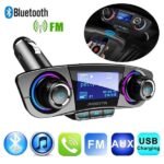 Wireless Bluetooth Handsfree Calling Car Charger FM Transmitter - Image 3