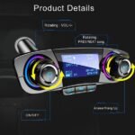 Wireless Bluetooth Handsfree Calling Car Charger FM Transmitter - Image 4