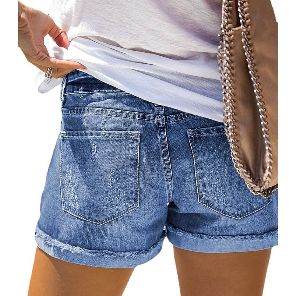 Women's Jeans Shorts Independence Day Denim - Image 4