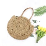Women's Straw Tote Bag Boho Style - Image 3