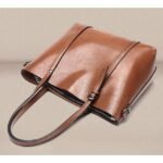 Women's Tote Shoulder Bag PU Leather - Image 9