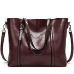 Women's Tote Shoulder Bag PU Leather - Image 3