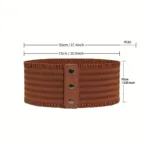 Women's Wide Belt Stretchy Dress Belts - Image 9