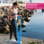 Yoga Resistance Band 3 Sets Non-Toxic Skin-Friendly - Image 10