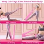 Yoga Resistance Band 3 Sets Non-Toxic Skin-Friendly - Image 7