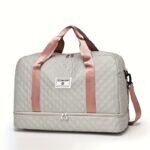 Luxurious Oversized Duffel Bag - Stylish & Durable with Waterproof Compartment, Multi-Functional Carry - Image 8