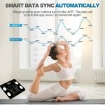 Premium Digital Body Weight & Fat Scale - High-Accuracy Measurement of Weight, Body Fat, Muscle Mass, Bone Density, and Water Percentage at Home - Easy-to-Use, Auto-Calibration, and Large LCD Display - Image 7