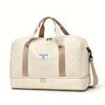 Luxurious Oversized Duffel Bag - Stylish & Durable with Waterproof Compartment, Multi-Functional Carry - Image 6