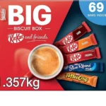 【New User Only】Nestlé Kitkat and Friends Big Biscuit Box | 69 x Chocolate Biscuit Bars – KitKat, Blue Riband, Toffee Crisp | Bulk Chocolate Box 1.357kg
