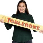 Toblerone Milk Chocolate Bar, Smooth Milk Chocolate with Honey and Almond Nougat, Christmas Treat for Sharing or Gifting, 4.5kg (Pack of 1)