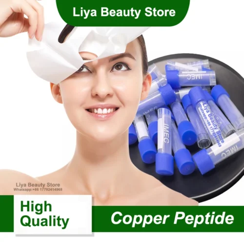 Cosmetic Ingredient GHK-Cu Copper Peptide Cosmetic Raw Materials for Anti-Aging & Skin Repair Formulations