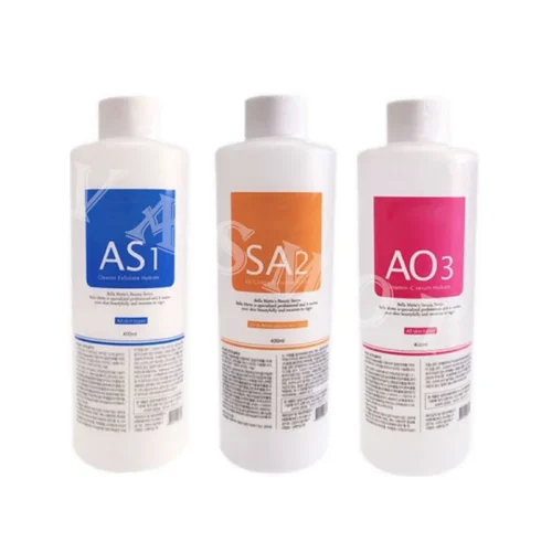 3 in1 AS1 SA2 AO3 Aqua Peeling Solution 400ml Dermabrasion Face Clean Facial Cleansing Blackhead Liquid Beauty Salon