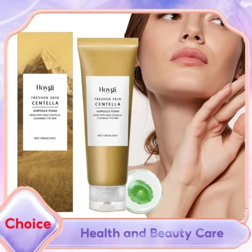 Centella Deep Cleansing Foam Facial Cleanser Low PH Soothing Hydrating Exfoliating Blackhead Remover Hyaluronic Acid Face Wash